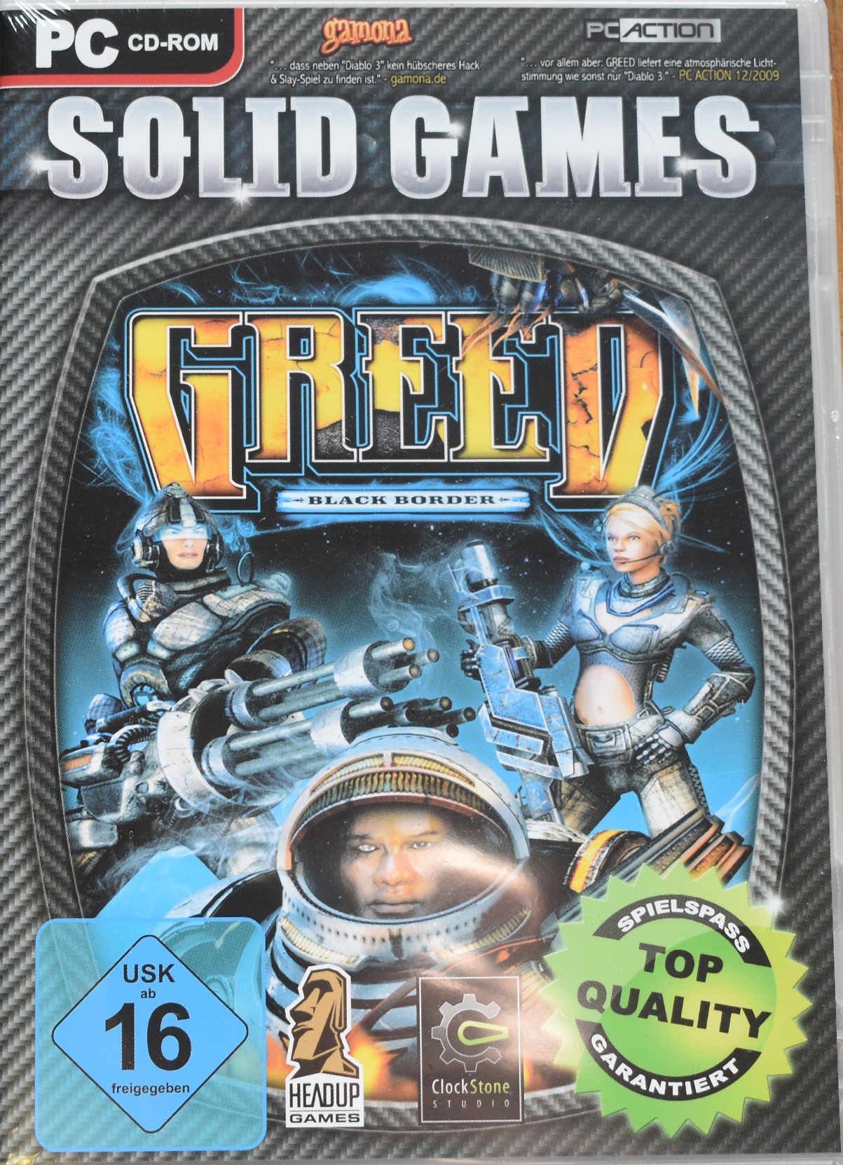 Greed - Black Border