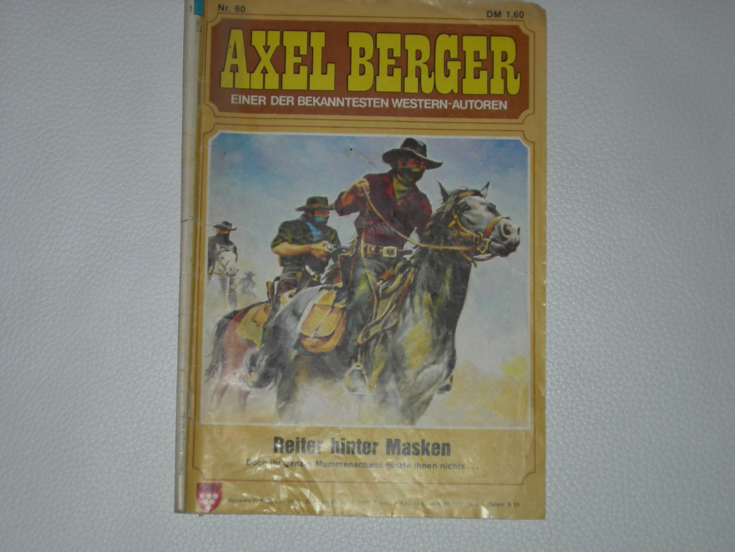 Axel Berger 60: Reiter hinter Masken