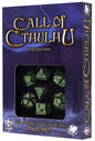 Call of Cthulhu 7th Edition Dice Set Schwarz & Grün