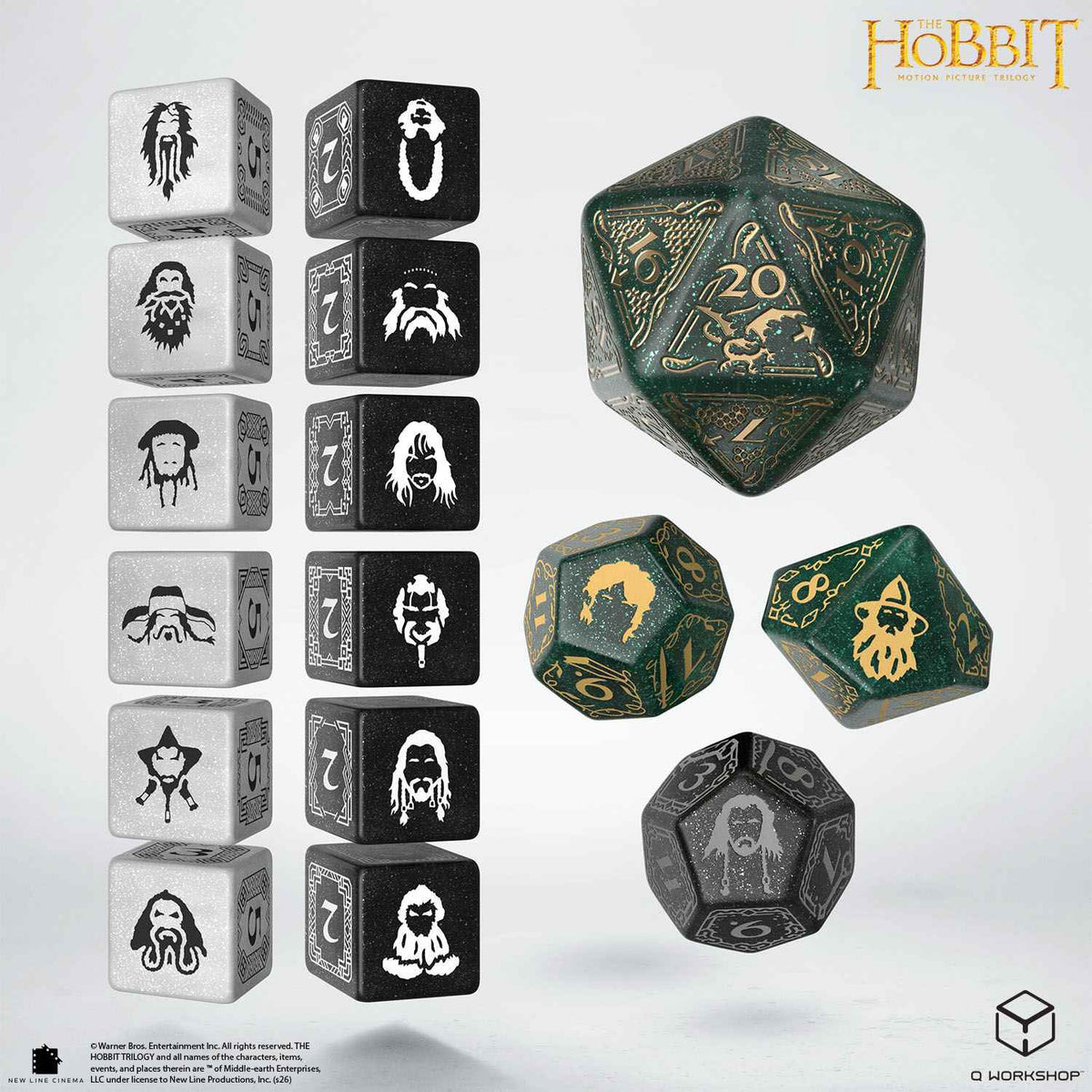 The Hobbit TCG Dice Set - Verdant Grove