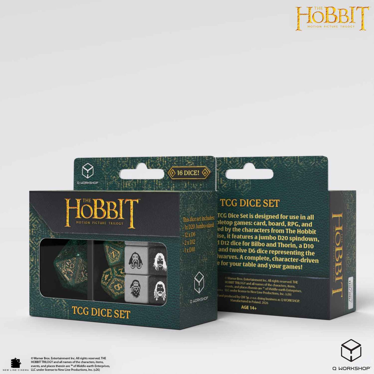 The Hobbit TCG Dice Set - Verdant Grove