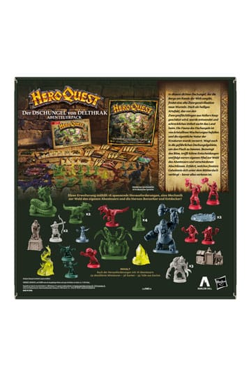HeroQuest: Brettspiel-Erweiterung Der Dschungel von Delthrak Abenteuerpack