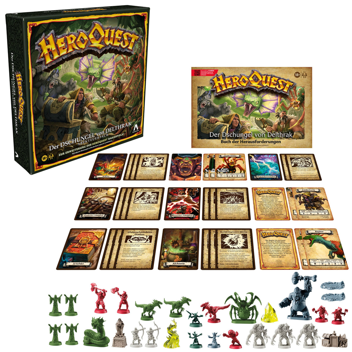 HeroQuest: Brettspiel-Erweiterung Der Dschungel von Delthrak Abenteuerpack
