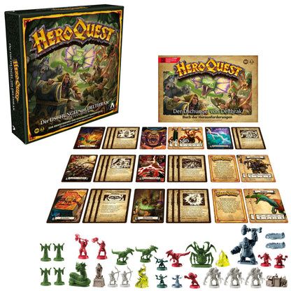 HeroQuest: Brettspiel-Erweiterung Der Dschungel von Delthrak Abenteuerpack
