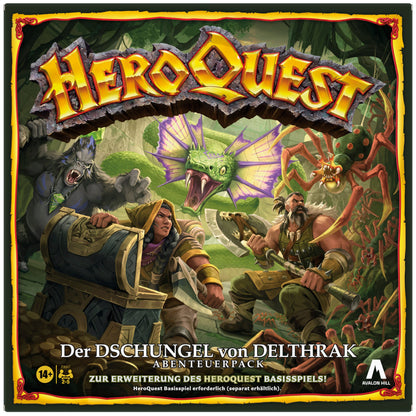 HeroQuest: Brettspiel-Erweiterung Der Dschungel von Delthrak Abenteuerpack