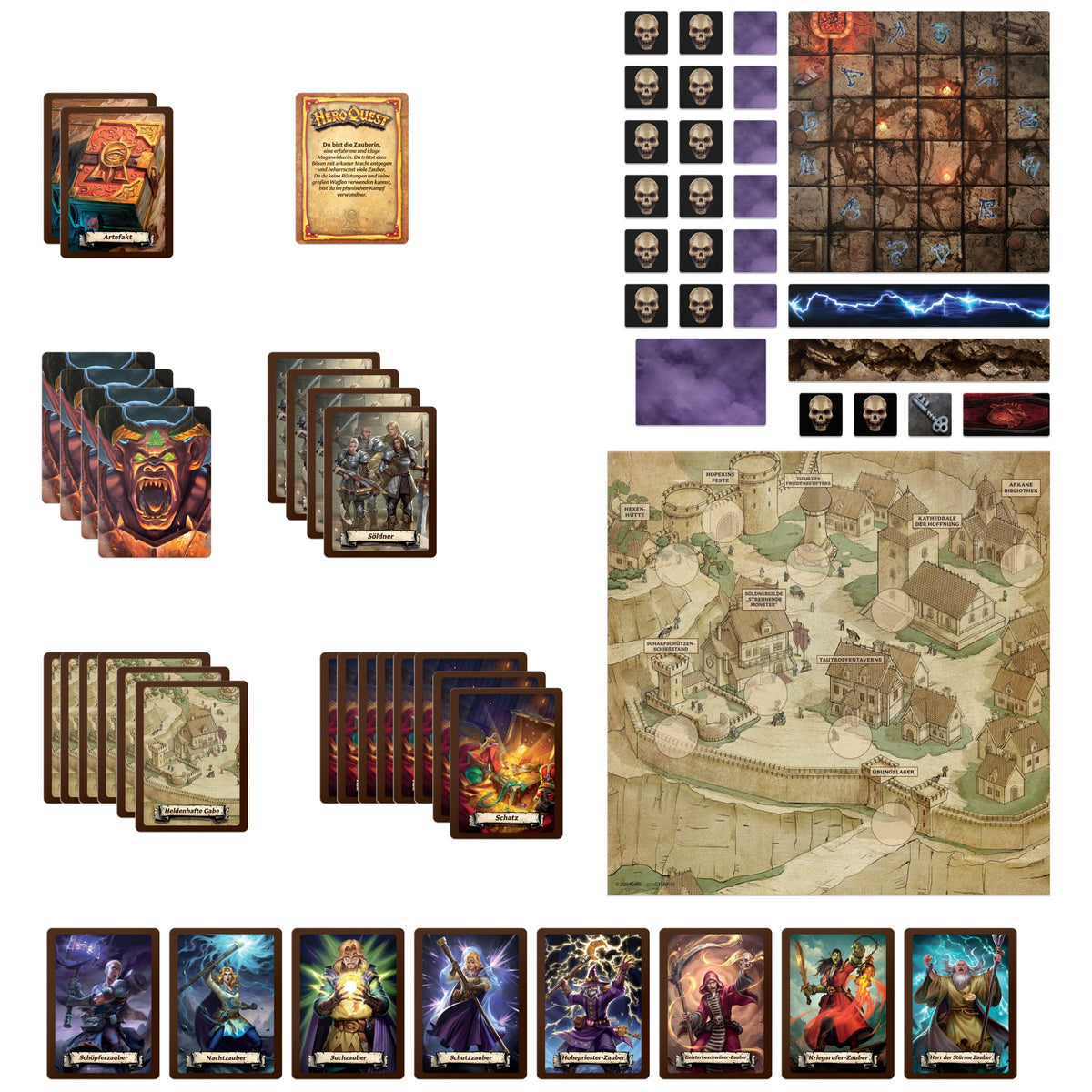 HeroQuest: Brettspiel-Erweiterung Morcars Magier Abenteuerpack