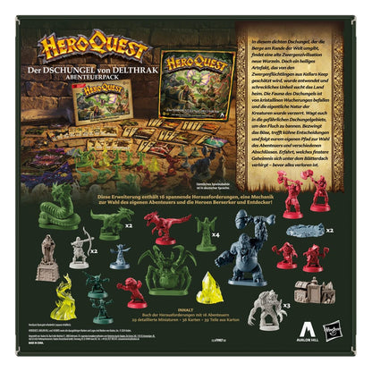 HeroQuest: Brettspiel-Erweiterung Der Dschungel von Delthrak Abenteuerpack