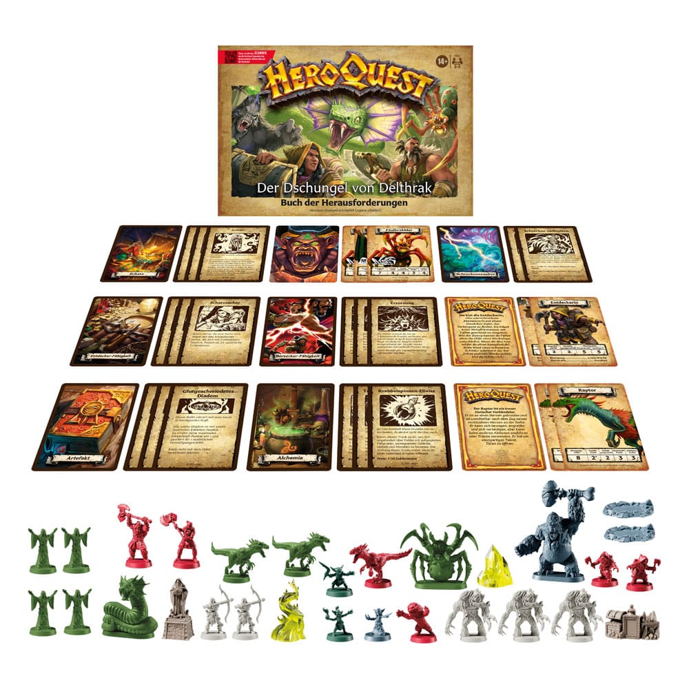 HeroQuest: Brettspiel-Erweiterung Der Dschungel von Delthrak Abenteuerpack