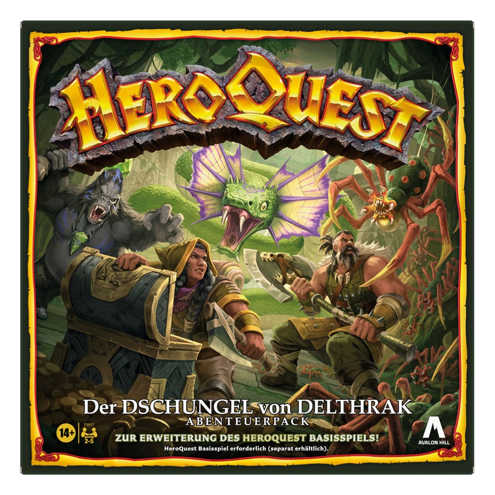 HeroQuest: Brettspiel-Erweiterung Der Dschungel von Delthrak Abenteuerpack
