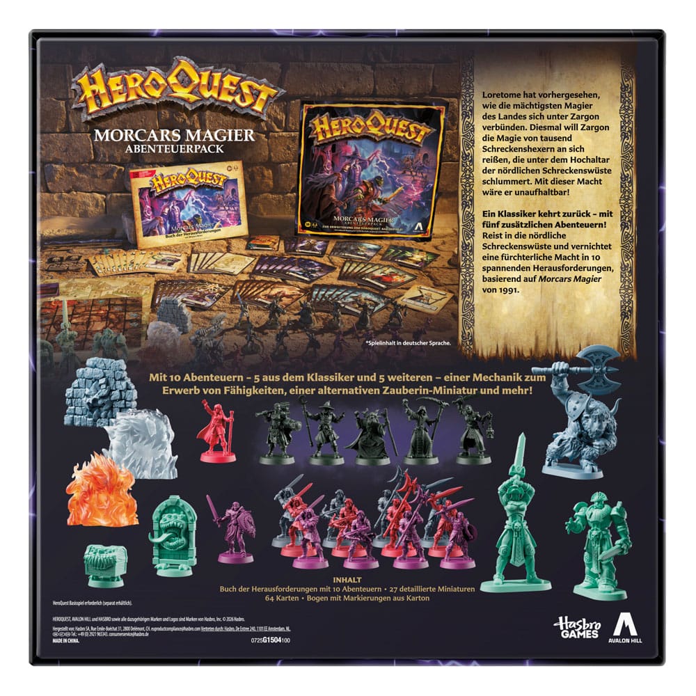 HeroQuest: Brettspiel-Erweiterung Morcars Magier Abenteuerpack